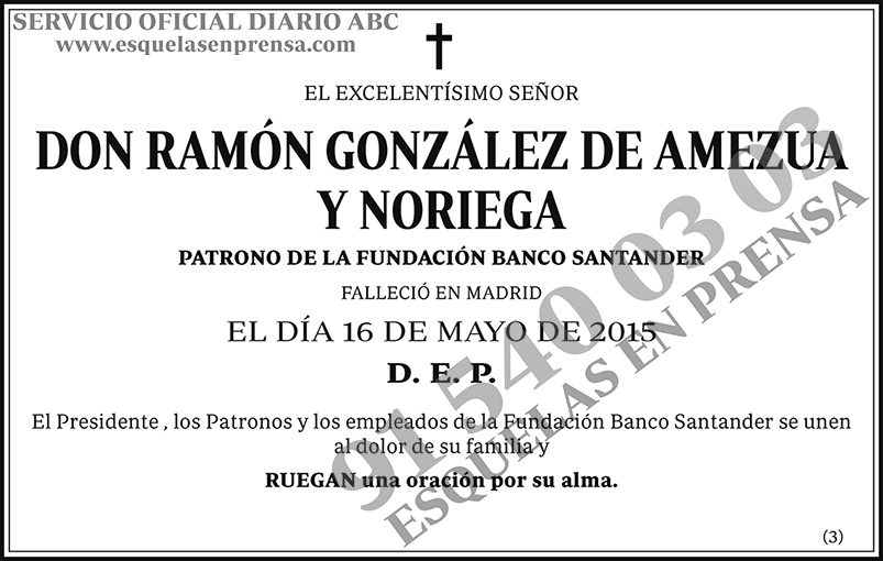 Ramón González de Amezua y Noriega